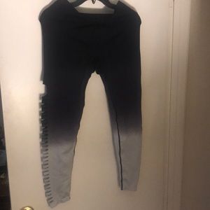 Pink ombré cutout legging